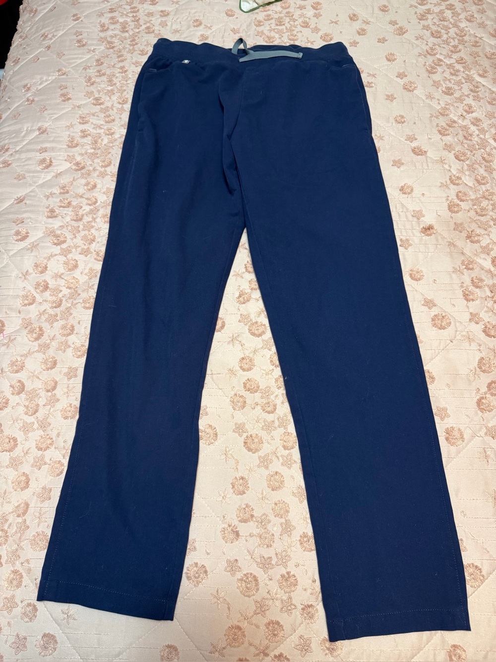 :FIGS Technical Collection Castelar Skinny Scrub Pants - Navy Blue - Size Small